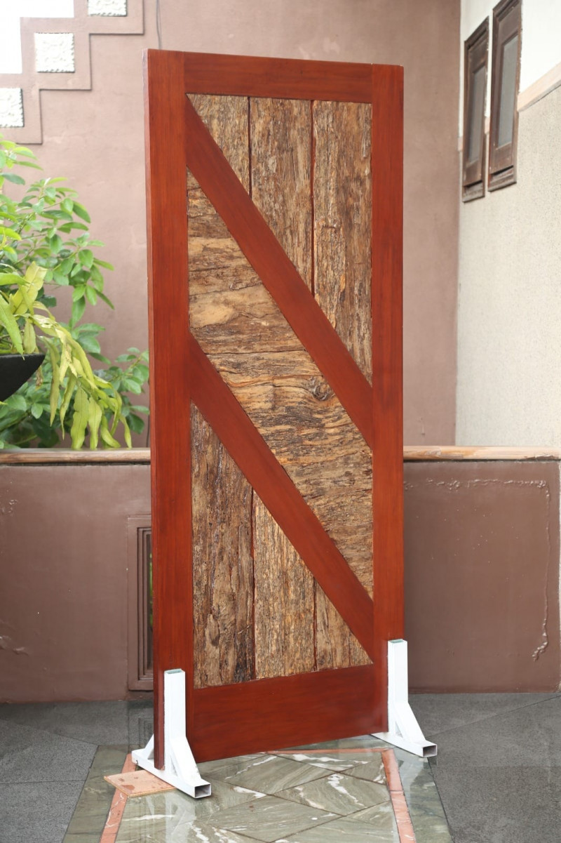 SFG Customized Solid Wood Door - Tree Bark Series
