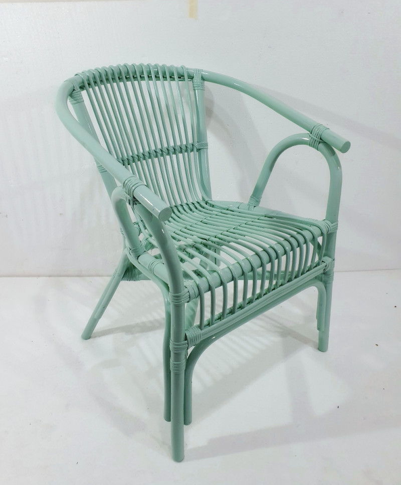Rattan Chair in Green