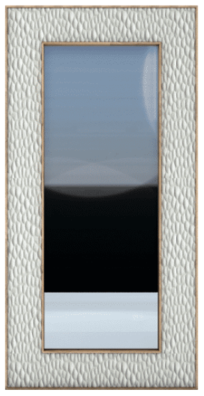 WHITE CHISEL MIRROR