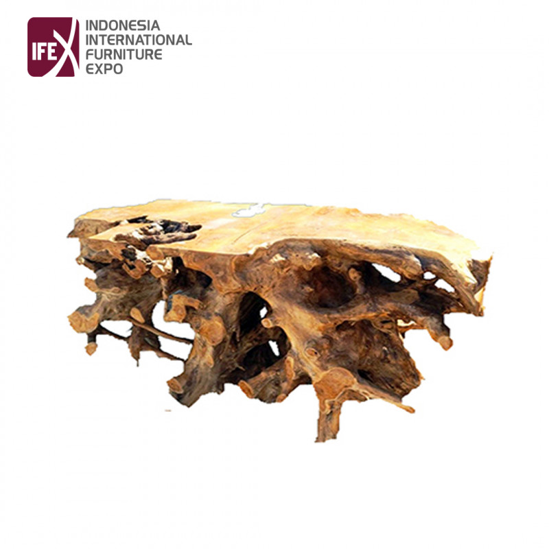 Teak Root Console Table