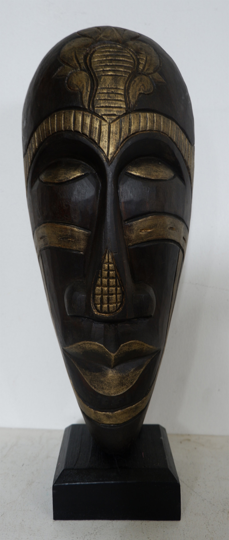 Wooden Decoration Mask Black
